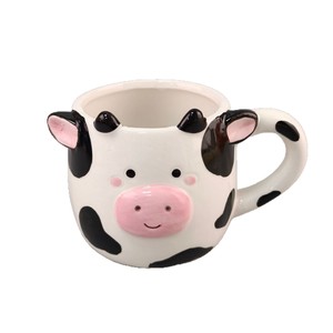Mug en céramique <span class=keywords><strong>à</strong></span> vente chaude transfrontalière, personnalisé, vache, quadrupède, mignon, cadeau pour enfants, tasse amusante <span class=keywords><strong>à</strong></span> boire, dessin animé - Product Image 5