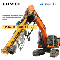Kit de Modificación de Motor para Sistema de Perforación DTH en Excavadora Hidráulica, Solución de Conversión de Plataforma de Perforación de Roca para Minería en Canteras