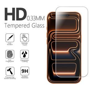 Protector de Pantalla de Vidrio Templado 2.5D de Alta Definición 9H 0.33mm Personalizado por el Fabricante para iPhone 17 Air 17 Pro Max, Accesorio para Teléfono Móvil - Product Image 2
