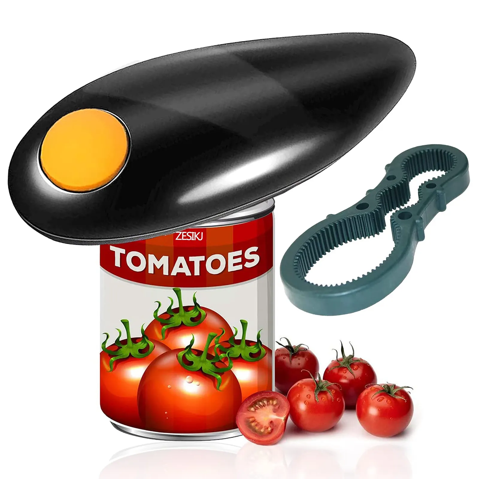 Kitchen Electric Can Opener Open Your Cans No Sharp Edge Food Safe and Battery Operated Handheld Can Opener