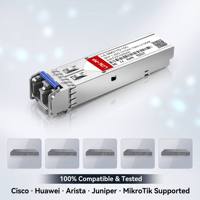 Module émetteur-récepteur optique LINK-PP 1000BASE-LX SFP 1G LX 1310nm 10km longue distance SMF duplex LC monomode 1.25G