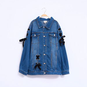 Chinese Imports Wholesale Girl's Fancy Style Xxxl Puls Size Denim Jackets From <b>Gold</b> Supplier - Product Image 4