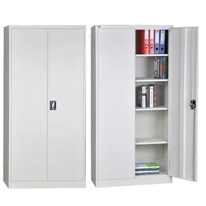 Hot sale office furniture cabinet manufacturers metal 2 door cupboard steel storage file cabinet
