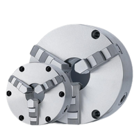 Mandrin de tour manuel à lit plat horizontal, à broche unique, à trois mors, auto-centrant, de capacité moyenne, K11 pour 80-400 mm