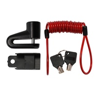 Aksesoris Skuter Listrik Kabel Pengingat Keamanan Kunci Rem Cakram Anti Maling + Kunci Cakram untuk Xiaomi M365 PRO