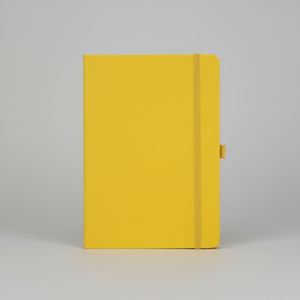 Carnet personnalisé en cuir PU avec logo, couverture rigide, reliure en cuir, sangle élastique – Cadeau d'affaires promotionnel - Product Image 3