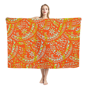 Sarong Hawaiano da Donna con Stampa Floreale, Design Classico, Nuova Tendenza Primavera-Estate, Motivo Personalizzato, Comodo e Alla Moda - Product Image 5