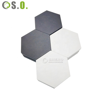 Caja de Joyería Hexagonal Creativa de Fábrica, Diseño Personalizado, Caja de Papel para Set de Joyería de Boda con Logotipo Personalizado, Caja de Almacenamiento de Joyería - Product Image 5