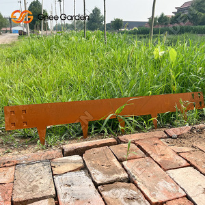 Bordatura per Giardino in Acciaio Corten Resistente e Rustico, Bordo Metallico per Paesaggistica - Product Image 4