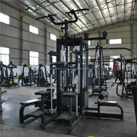 Estaciones multifunción de fitness comercial OEM, equipo de gimnasio en casa, máquina de cables cruzada, 5 estaciones a la venta