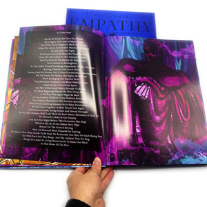 Ảnh giá rẻ Album Sách bìa cứng cuốn sách bù đắp in ấn tùy chỉnh đầy đủ màu sắc bìa cứng in ấn Cuốn sách với trượt trường hợp - Product Image 3