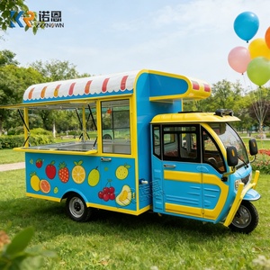 Triciclo Food Truck, Carrito de Comida Móvil para Mercados Nocturnos, Triciclo Eléctrico Multifuncional para Venta Ambulante - Product Image 4