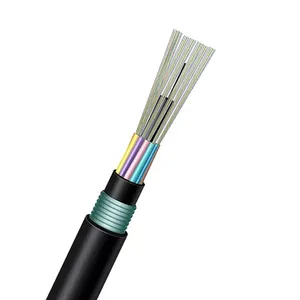 FactoryDirect Sale 4-144 Core Cable de fibra para exteriores Venta caliente GYTY G652D Monomodo con FRP Dust Cable aéreo Cable óptico