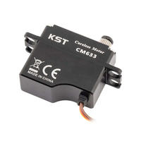 Moteur servo numérique miniature à engrenages métalliques KST CM633 15.0Kgf.cm 0.08sec pour voitures RC à petite échelle, avions de voltige, fabriqué en Chine
