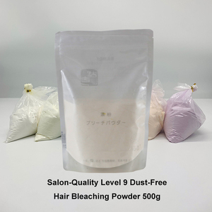 Poudre décolorante pour cheveux 500g, décoloration professionnelle, éclaircissement jusqu'à 9 niveaux, décoloration forte et douce pour des mèches blondes - Product Image 1