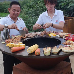 Asador de Carbón Rectangular para Brochetas - Product Image 1