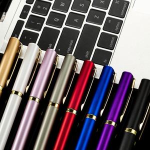 Wholesale Business Ballpoint Multi-<b>Color</b> Spray Painted Gel New Signature <b>Pen</b> With Engraved Custom Logo Advertising - Product Image 2