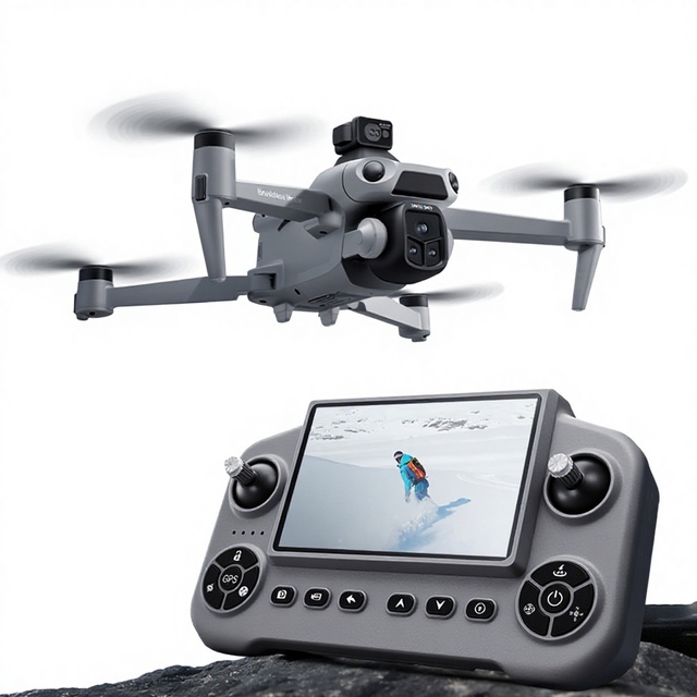 V918MAX Beginner-Friendly 0-250g Drone GPS Return-to-Home 8K Aerial Photography Optical Flow Laser Obstacle Avoidance Remote