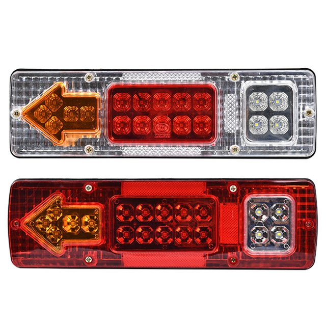 12V/24V Commercial Vehicle Taillights Universal Modification LED Truck Trailer Agricultural Vehicle Taillights