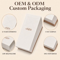 Boîte cadeau longue blanche pour parfum, emballage en carton avec tiroir, logo personnalisé
