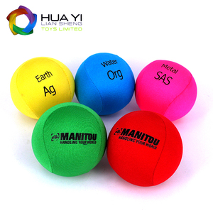 <span class=keywords><strong>Fitness</strong></span> redondo colorido tela de Lycra terapia de mano agarre blando estrés bolas pelota Anti-estrés - Product Image 1