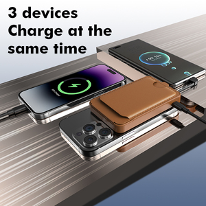 Nuevo Banco de Energía Magnético Inalámbrico de Carga Rápida de 15W Multifunción Antipérdida con Soporte para Teléfono - Product Image 5