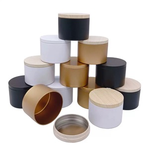 Bestseller Roségold Kerzendose 2oz 3oz 4oz 5oz 6oz 10oz Runde Metalldosen Leere Mattschwarze Schiebedosen für DIY-Kerzen und Geschenke - Product Image 2