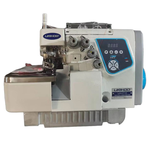 Direct Drive Integrated Industrial High-Speed Overlock <b>Sewing</b> Machine Four Thread Metal Gear Flat-Bed Manual Home Use - Product Image 1