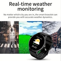 Reloj Inteligente ZL02CPro con Pantalla Táctil, Monitor de Ritmo Cardíaco, Presión Arterial, Fitness, Deporte, Salud, para Hombres y Mujeres, 1.28 Pulgadas