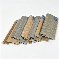 Plinthes murales modernes écologiques en PVC et SPC blancs, accessoires de revêtement de sol pour hôpitaux, hôtels et appartements