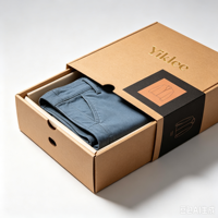 Boîte en carton ondulé personnalisée pour l'expédition de vêtements, hoodies, sous-vêtements, pulls, sweat-shirts, soutiens-gorge et autres articles d'habillement
