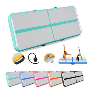 Pavimento gonfiabile dell'aria della pista di aria delle attrezzature di ginnastica del materasso di aria della pista di caduta dell'aria della palestra su ordinazione della fabbrica - Product Image 4