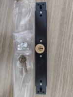 Serrure de porte de garage à cylindre en laiton de style étroit ultra résistante E10, serrure à rouleaux centrale pour volets roulants