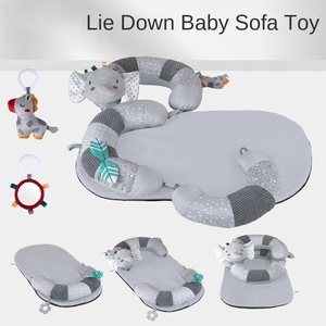 3 in 1 Baby Tummy Time Mat Support Seated <b>Pillow</b> Infant <b>Newborn</b> Toys Sensory Developmental Playmat Gift for Babies Girls Boys - Product Image 4