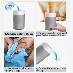 <b>Pet</b> Foot Washing Cup Dog Out <b>Cleaning</b> and Grooming Paw Washing Artifact Intelligent Automatic Foot Washing and Foot <b>Bath</b> Cup Too - Product Image 3