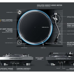 มิกเซอร์เสียงสเตอริโอ Denon DJ Controller X1850 พร้อมปุ่มควบคุม ใช้ไฟ AC สำหรับใช้งานกับแล็ปท็อป - Product Image 4