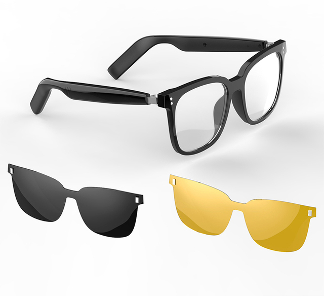 2025 NEW Design Eyewear Smart Bluetooth Glasses Frame Eyeglasses Android IOS AI Smart Sunglasses