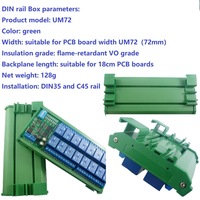 Módulo de Relés RS485 de 12V y 16 Canales para Riel DIN, Protocolo Modbus RTU, Control Remoto, Placa de Expansión PLC R4D3E16
