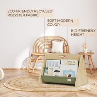 Étagère à livres en bois à trois niveaux double face Montessori pour enfants, étagère à jouets durable, bibliothèque, présentoir, support de rangement parfait pour la chambre d'enfant