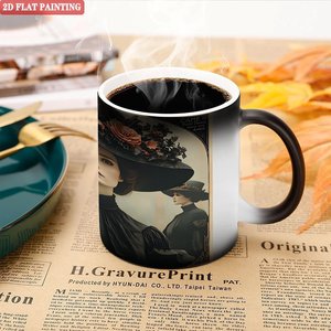 Light Frosted <b>Ceramic</b> <b>Mug</b> 11oz Heat Activated Color Changing Daily Office Use - Product Image 5