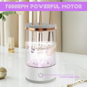 Limpiador de Brochas de Maquillaje Portátil Automático con Carga USB, Máquina Eléctrica para Limpiar Brochas de Maquillaje con Tapete de Limpieza - Product Image 3