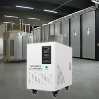 Régulateur de tension automatique triphasé 20kVA-80kVA à affichage LCD, stabilisateur AC 220V-400V, fréquence 50Hz SVC SJW, vente chaude