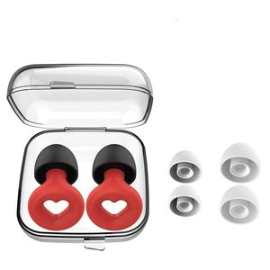 اتش تصميم جديد ملون فائق النعومة مرنة قابلة لإعادة الاستخدام سدادات أذن من السيليكون للنوم - Product Image 1