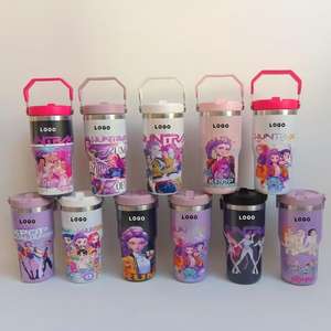 แก้วน้ำสแตนเลสพิมพ์ลาย<span class=keywords><strong>แฟ</strong></span>ชั่นแบ<span class=keywords><strong>รน</strong></span>ด์ H2.0 Stanford ขนาด 40 ออนซ์ พร้อมหูจับและหลอดดูด สำหรับใช้กลางแจ้ง ของขวัญในรถยนต์ สินค้าขายดีจาก WOOW Wholesale - Product Image 3