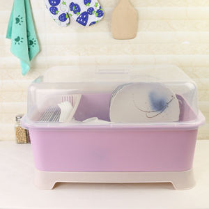 Escurridor de platos multifuncional para cocina, cesta de almacenamiento de plástico para lavar platos - Product Image 4