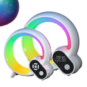 Veilleuse intelligente pour bébé avec LED, moniteur audio ABS, effet de lumière du lever du <span class=keywords><strong>soleil</strong></span>, réveil musical, haut-parleur et contrôle par application - Product Image 1