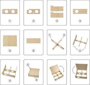 Criceto di legno nascondiglio prodotti di <span class=keywords><strong>vendita</strong></span> calda <span class=keywords><strong>in</strong></span> legno criceto casa ampiamente usato per gli amanti degli animali domestici legno criceto mensola organizzatore - Product Image 5