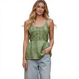 Nouvelle Robe Courte Bohème Vintage pour Femme en Satin de Rayonne avec Broderie 3D, Matière Premium Respirante, Finition Élégante, Fournisseur en Gros - Product Image 1