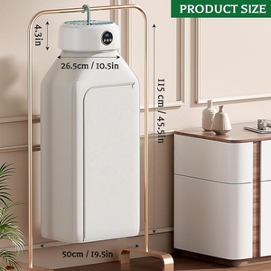 Séchoir à <span class=keywords><strong>linge</strong></span> électrique pliable avec lumière UV, machine de séchage suspendue portable pour la maison et l'usage familial - Product Image 6