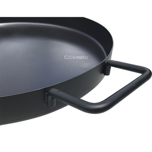 Poêle ronde à 3 pieds amovibles pour barbecue extérieur, cuisson au bois, double face, en <span class=keywords><strong>fonte</strong></span> avec revêtement céramique, ustensile de cuisine - Product Image 5